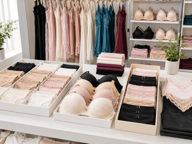 Stock di intimo donna: reggiseni, slip e body